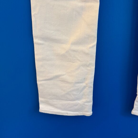 J. Crew Womens Cream Low Rise Denim Cotton Matchstick Jeans - Sz 27 - Picture 6 of 9